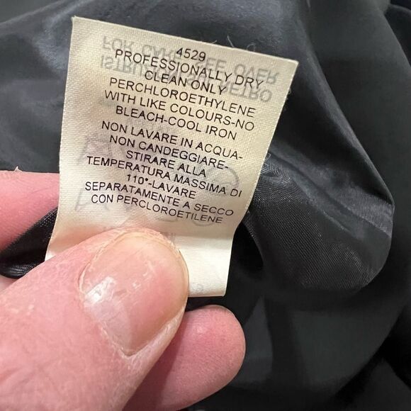 Cheap and Chic by Moschino Double Breasted Tuxedo Jacket in dark gray Size 8 - Picture 14 of 15